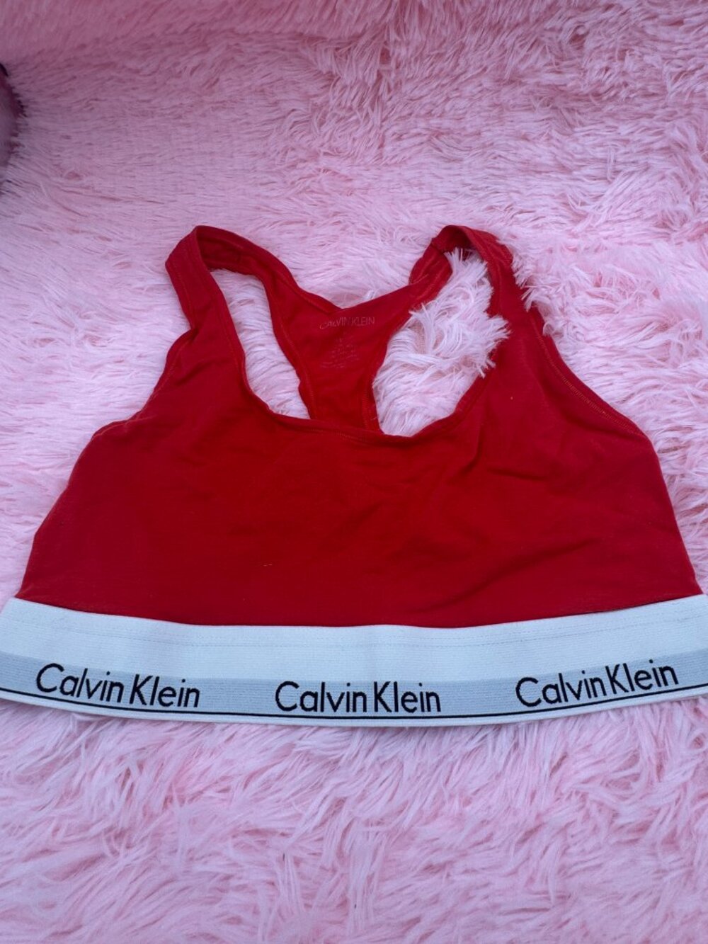 Calvin Klein Racerback Bralette - Picture 2 of 4